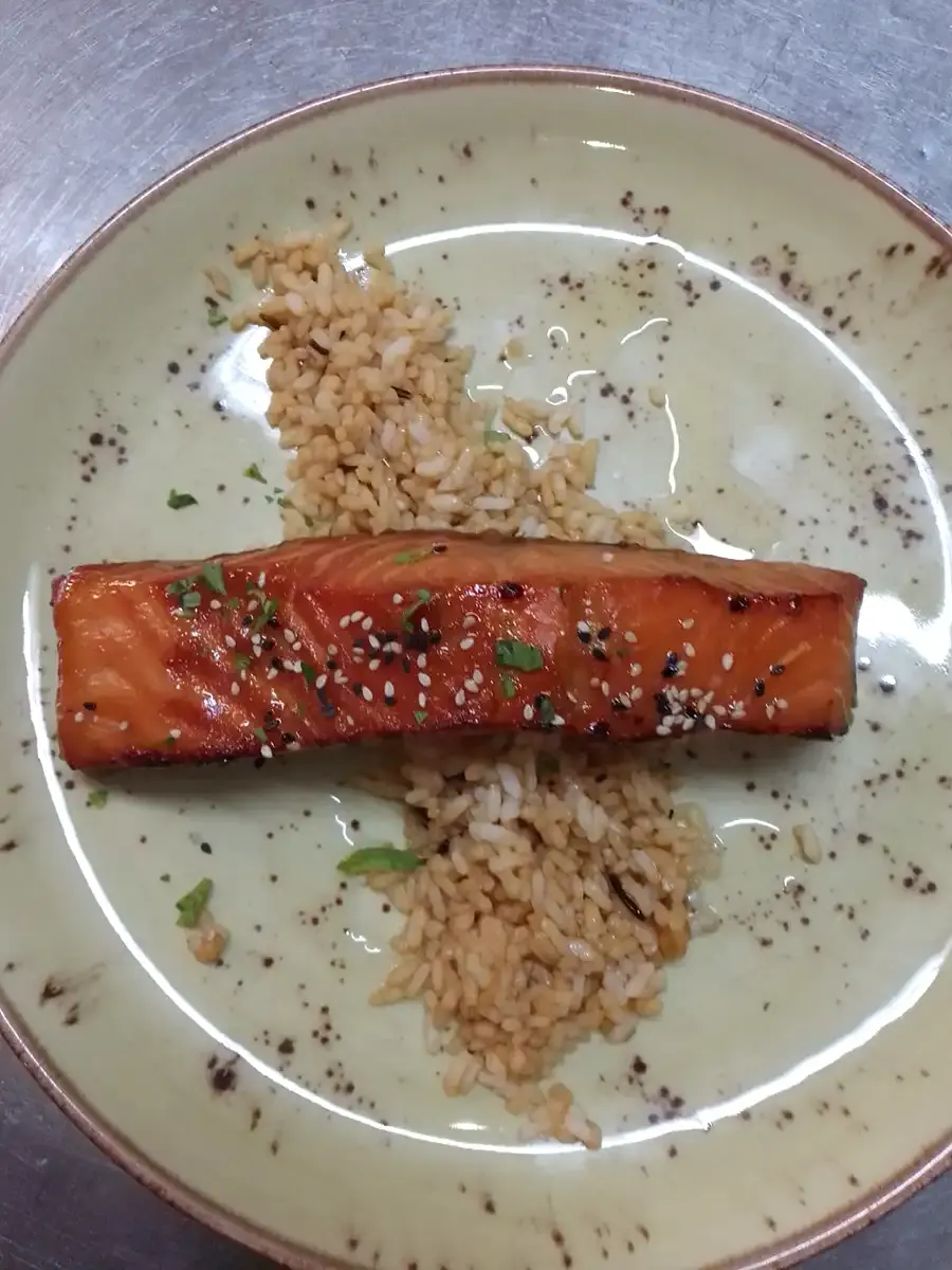 Salmón a la plancha